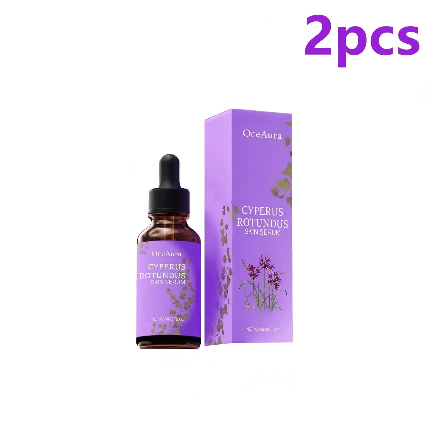 OceAura Cyperus Rotundus Skin Serum Soft Hair Inhibitor Anti Hair Growth Smooth Skin Moisturizing Body Care Cyperus Rotundus Oil